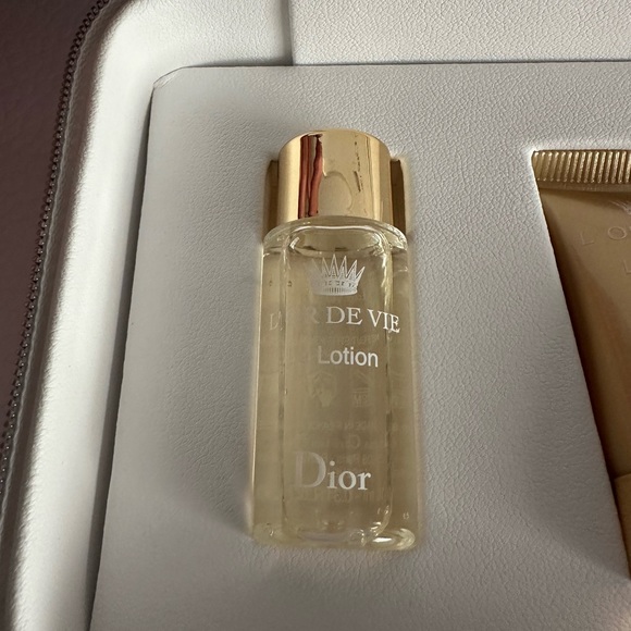 NIB Dior L’OR DE VIE discovery gift set travel case La Lotion, Serum, Creme - Picture 6 of 14